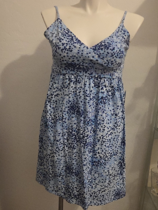 Old Navy Dresses & Skirts - Old Navy Light Blue and Navy Spotted  Sundress